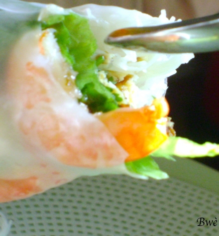 Le rouleau de printemps.