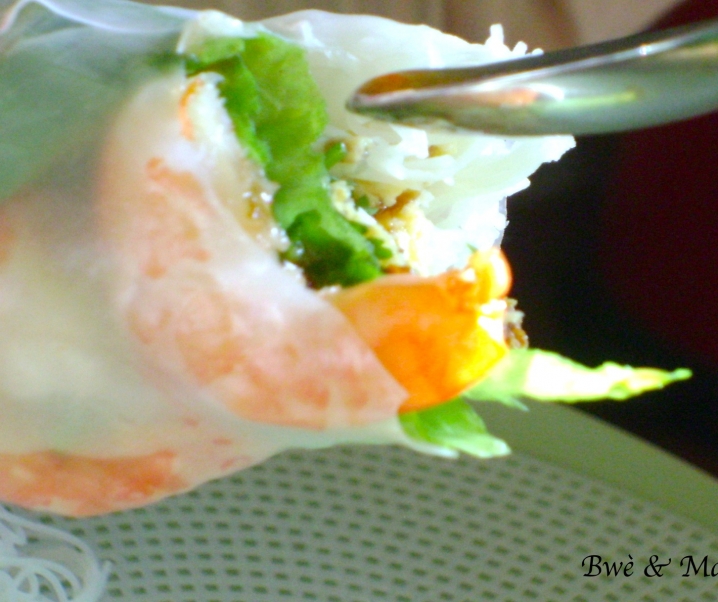 Le rouleau de printemps.