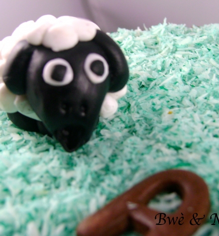 Faire un mouton en pâte à sucre (ou pâte d’amande)