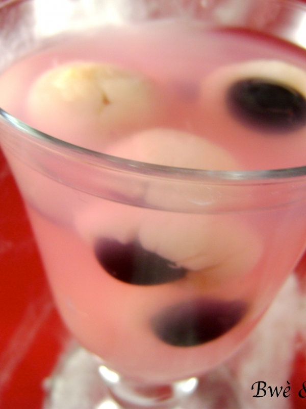 Soupe d&rsquo;oeil (dessert d&rsquo;halloween)