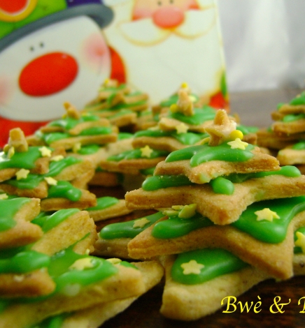 Sablés sapins de Noël (cadeau comestible de fin d’année)
