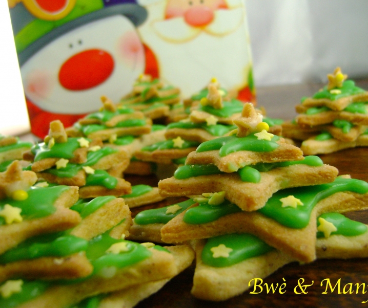 Sablés sapins de Noël (cadeau comestible de fin d’année)