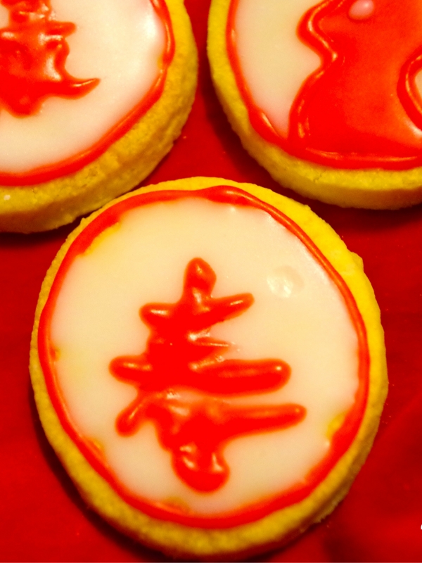 Sablés décorés thème nouvel an chinois