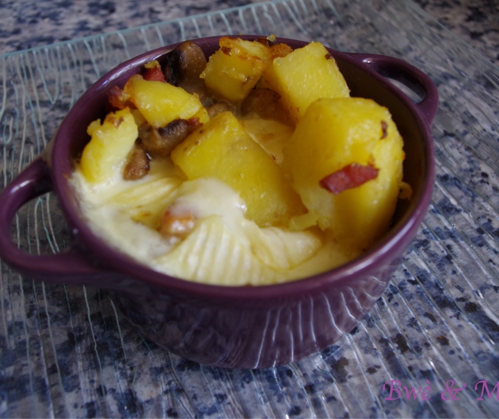 Cassolette façon tartiflette