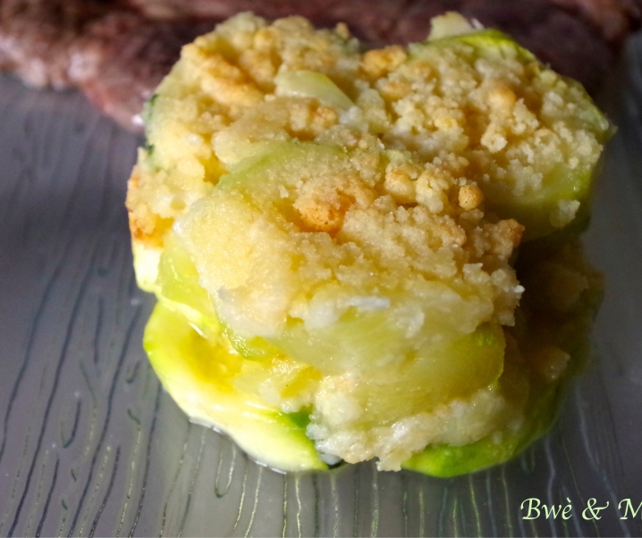 Crumble de courgettes