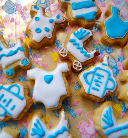 sablés décorés de naissance