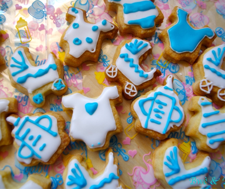 sablés décorés de naissance