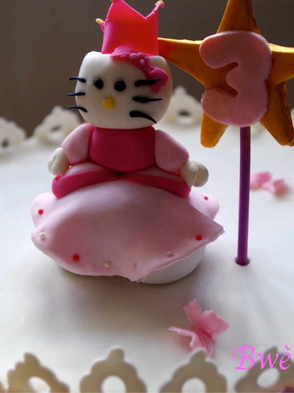 Princesse Hello Kitty et son château (Cake Design)