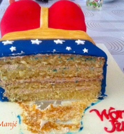 Gâteau Wonder Woman (cake design)
