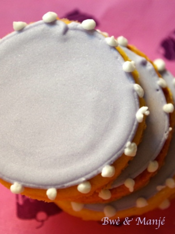 Sablés pot de départ