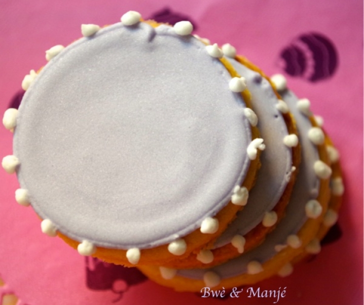 Sablés pot de départ