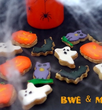 sablés décorés thème halloween