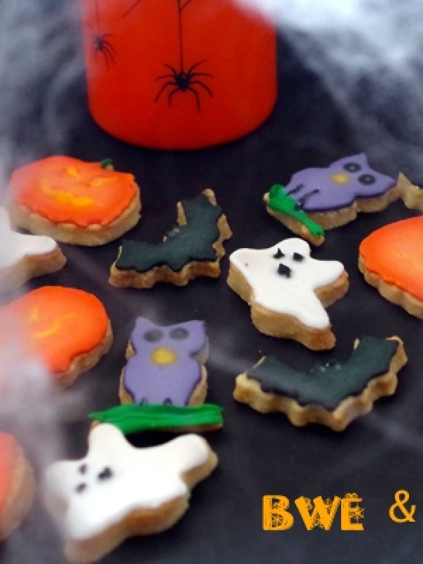 sablés décorés thème halloween