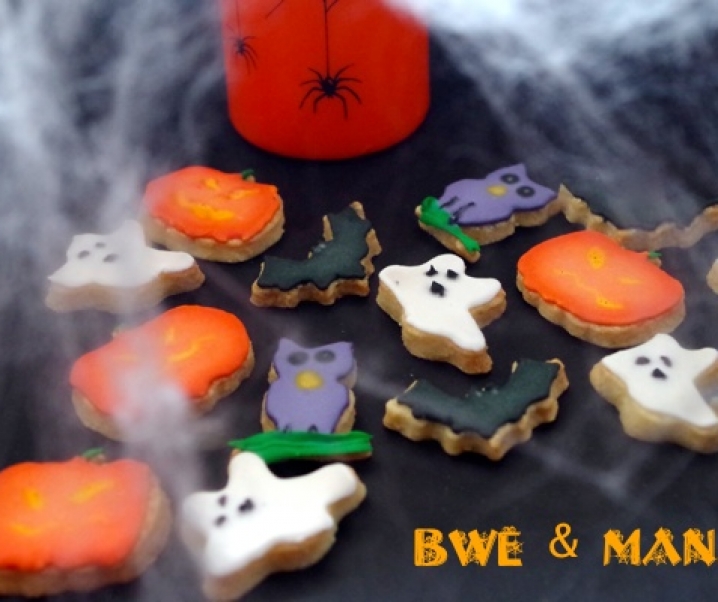 sablés décorés thème halloween
