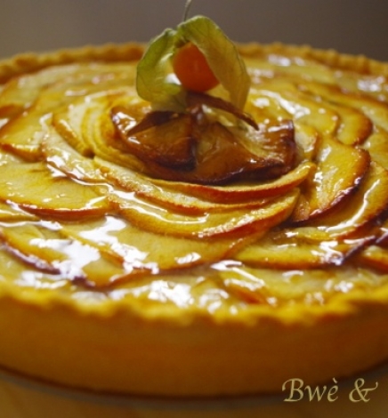 Tarte aux pommes (pâte brisée, compote) {fiche technique cap pâtissier}