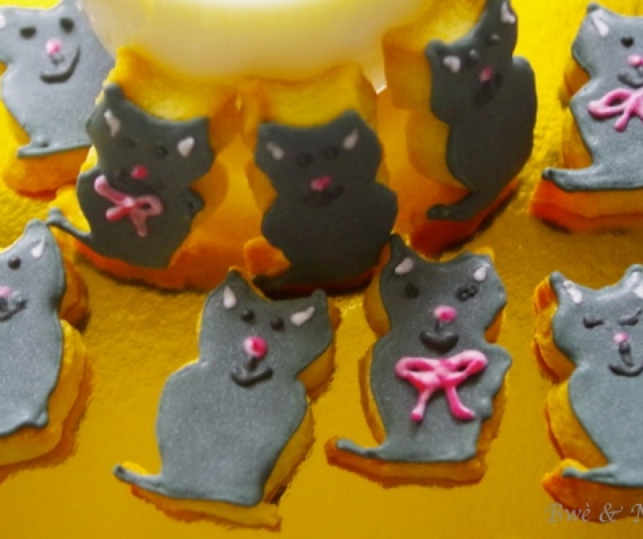 Sablés décorés chats