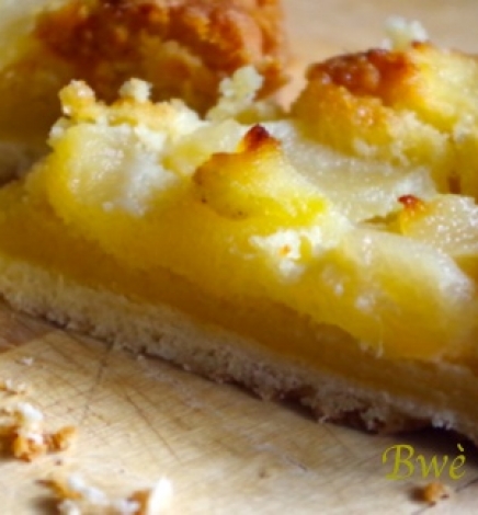 Tarte aux poires amandine {fiche technique CAP pâtissier}