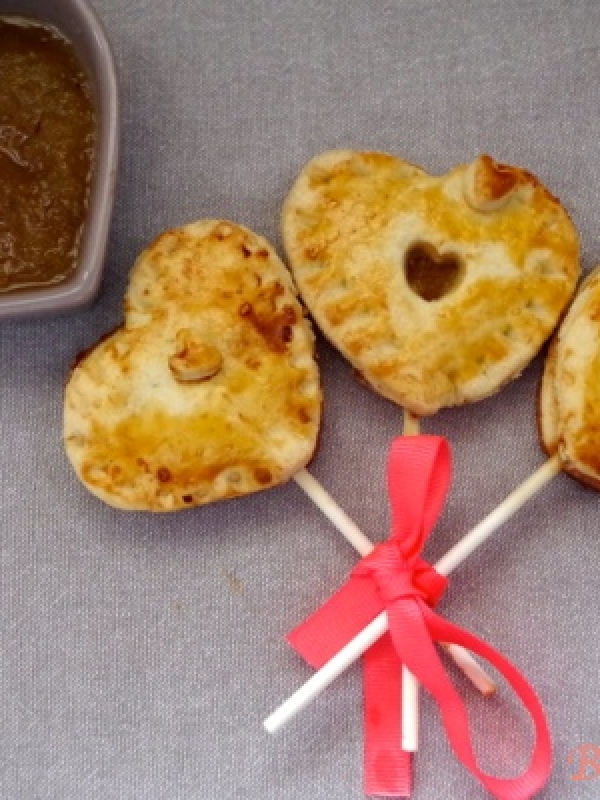 Pie pops passion (cadeau comestible de saint-valentin)
