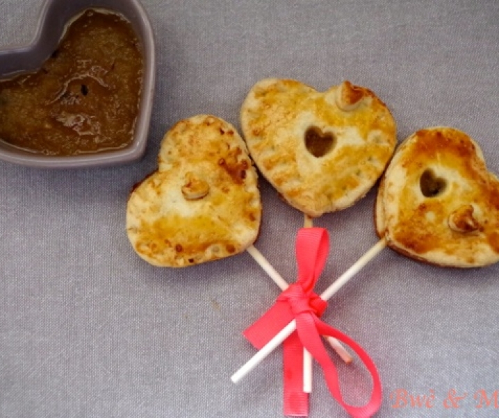 Pie pops passion (cadeau comestible de saint-valentin)
