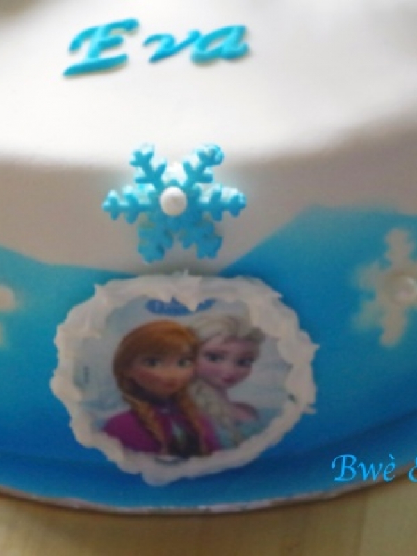 Gâteau reine des neiges {cake design}