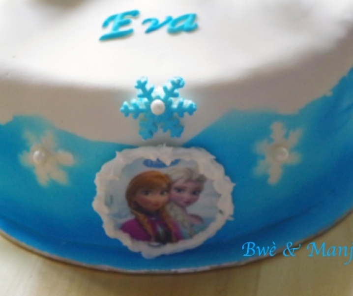 Gâteau reine des neiges {cake design}