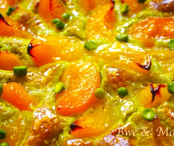 Tarte abricot/pistache {fiche technique CAP pâtissier}