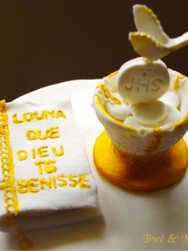 Gâteau communion {Cake Design}