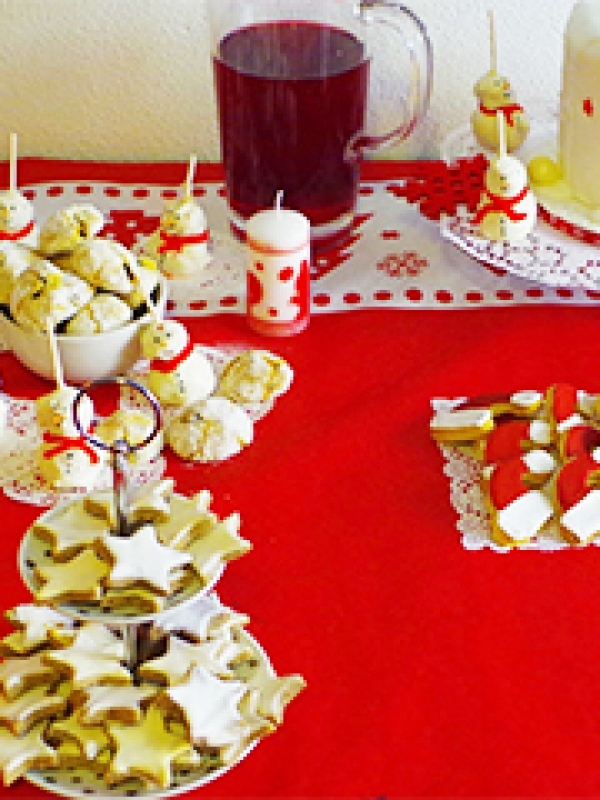 Sweet table de Noël {idées recettes sucrées de Noël}