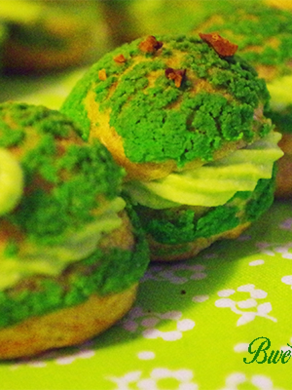 Chounille {choux mousseline pistache}