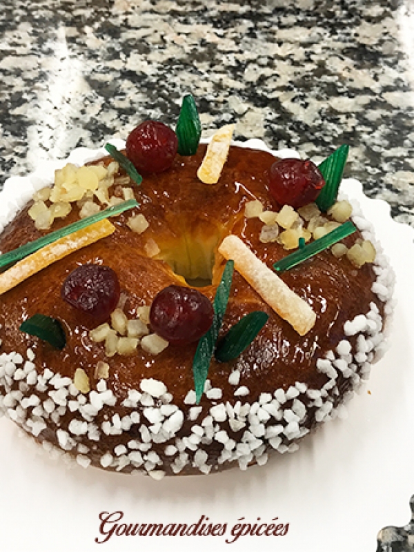 Brioche provençale couronne des rois