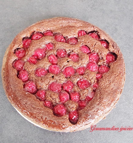 Tarte choco-bigarreaux