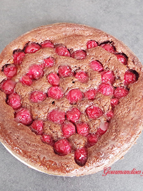 Tarte choco-bigarreaux