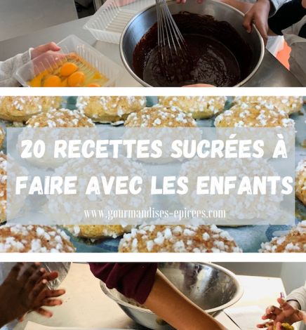 20 recettes sucrées à faire avec les enfants