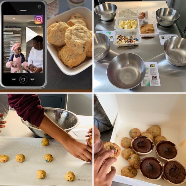 recette pas à pas de cookies et fondants au chocolat