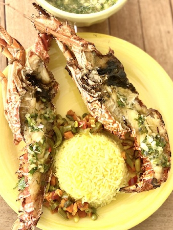 Sauce exotique pour langoustes grillées (poissons et crustacés)