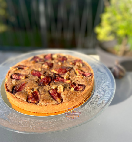 Tarte aux figues et aux noix