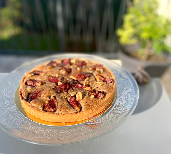 Tarte aux figues et aux noix