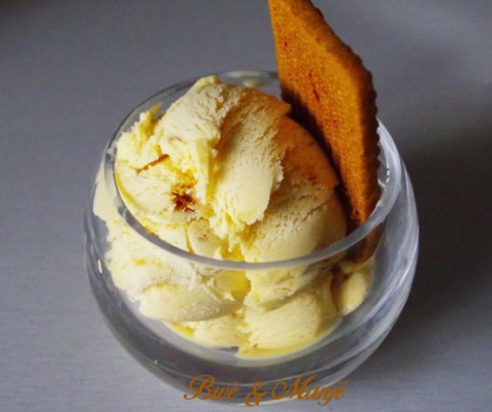 Glace au spéculoos