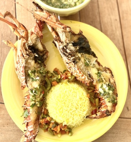 Sauce exotique pour langoustes grillées (poissons et crustacés)