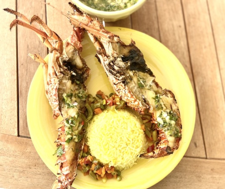 Sauce exotique pour langoustes grillées (poissons et crustacés)