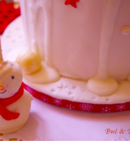 cake pop bonhommes de neige