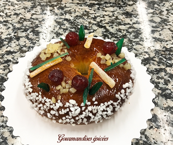 Brioche provençale couronne des rois