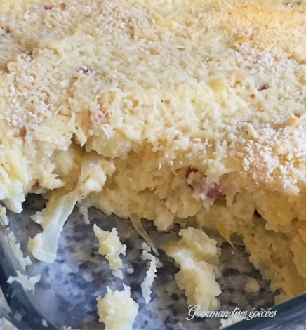 Gratin de papaye verte