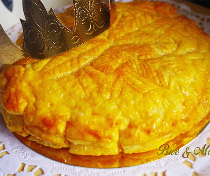 Galette des rois crème de coco pépites de chocolat