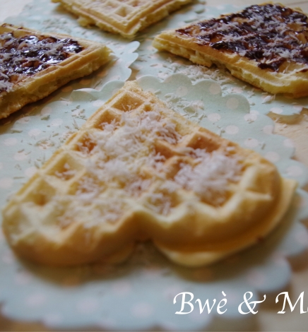 gaufres au lait de coco