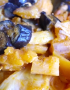 Layer cake à la vanille, pommes et caramel