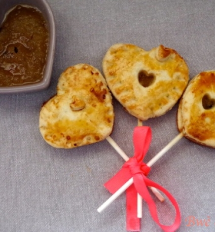 Pie pops passion (cadeau comestible de saint-valentin)