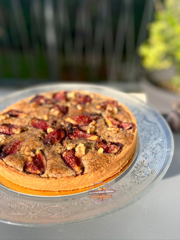 Tarte aux figues et aux noix