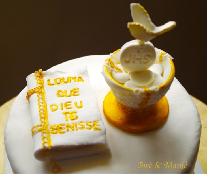 Gâteau communion {Cake Design}