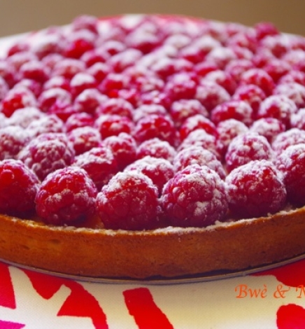 Tarte aux framboises {fiche technique CAP pâtissier}